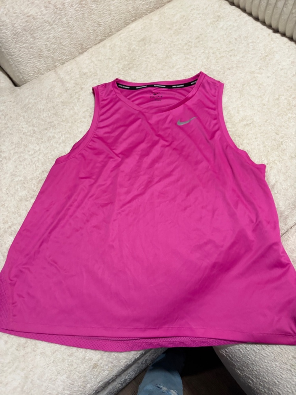 1X size Nike Women’s Bright Pink Dri-FIT Athletic Tank